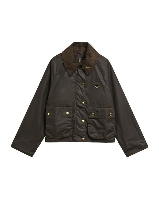 Barbour Brown Cropped Jacket