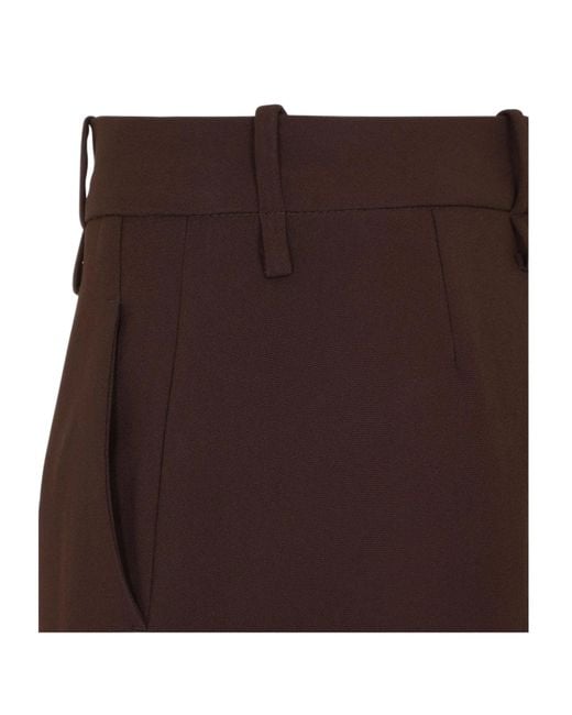 Ermanno Scervino Brown Bootcut Tailored Pants