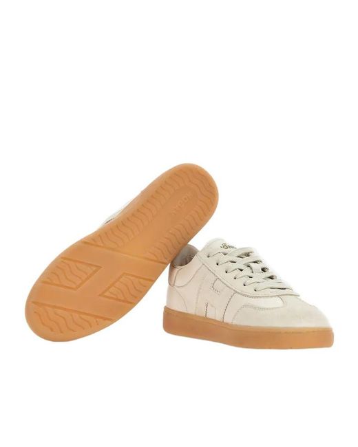 Hogan White Cool Yogurt Sneakers