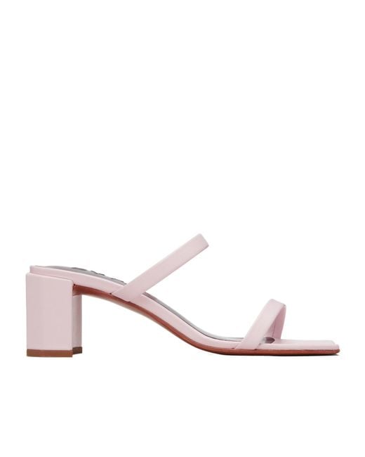 By Far Pink Tanya High-Heeled Sandals