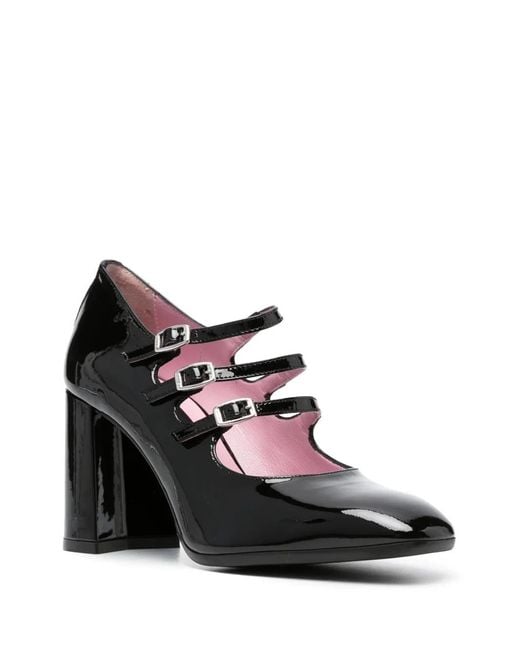 CAREL PARIS Black Keel Pumps