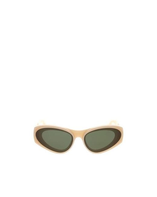 Loewe Green Cat Eye Frame Sunglasses