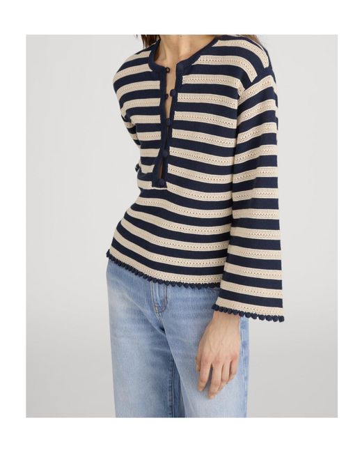 FRAME Black The Captain Pullover