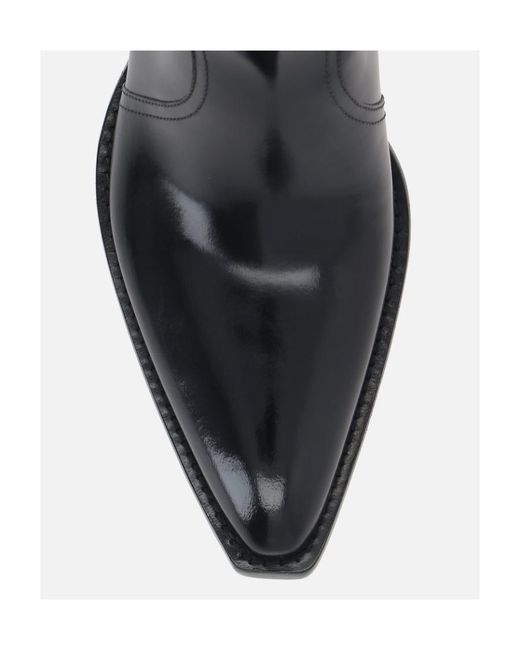 Prada Black Triangle-Logo Zipped Boots