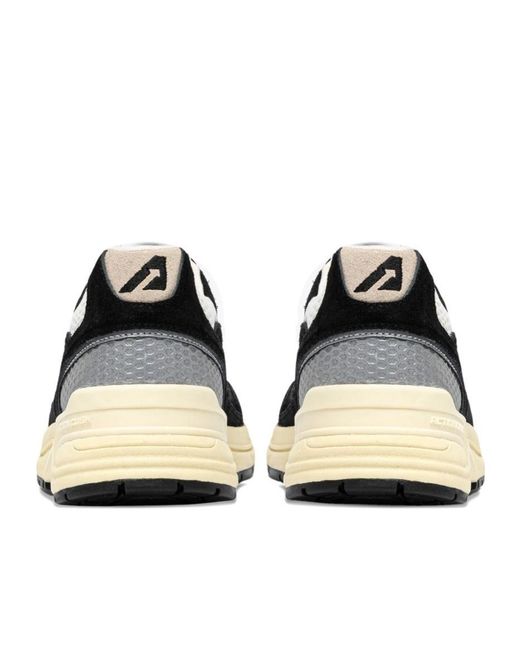 Autry Black Hyperway Low-Top Sneakers