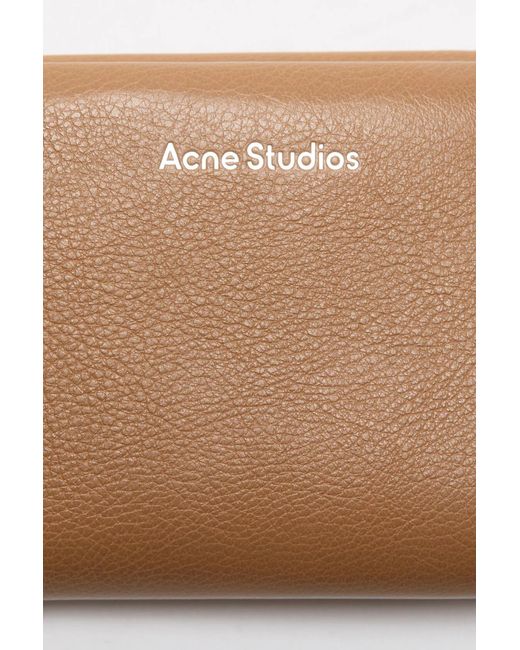 Acne Brown Fold Wallet