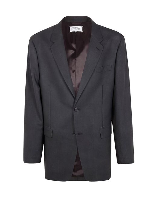 Maison Margiela Blue Single Breasted Jacket for men