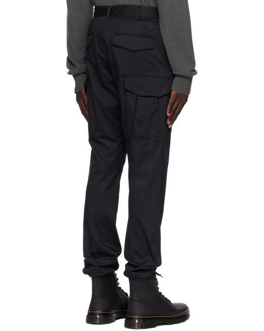 Rag & Bone Black Belt Loops Slacks for men