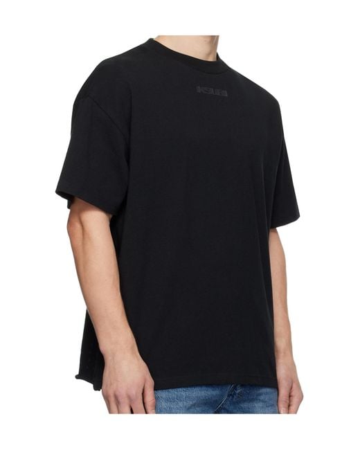 Ksubi Black Logo-Motif T-Shirt for men