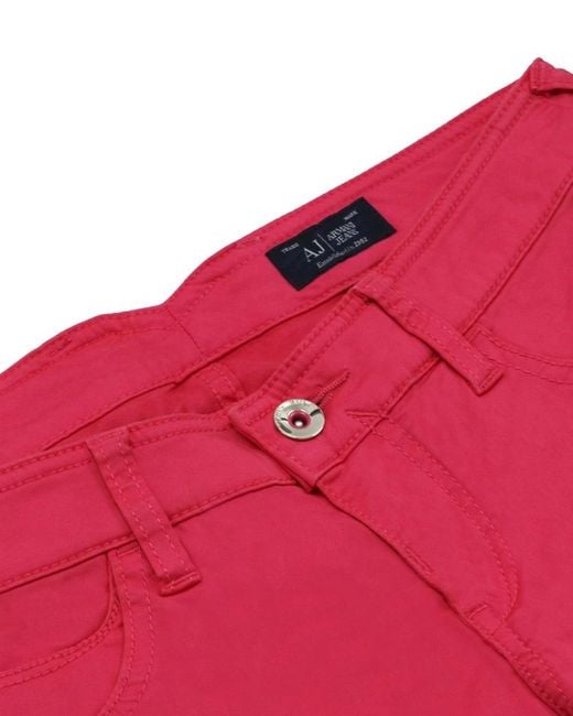 Armani Jeans Red Logo Jeans