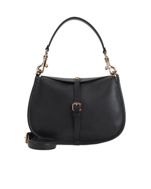 Etro Black Top Handle Tote Bag