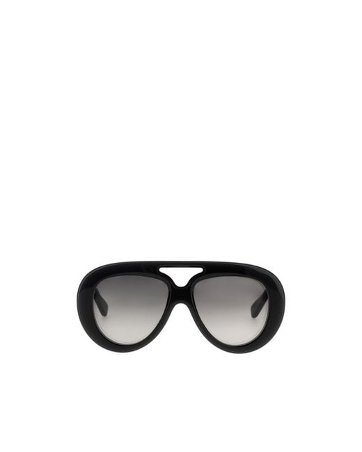 Loewe Black Aviator Frame Sunglasses