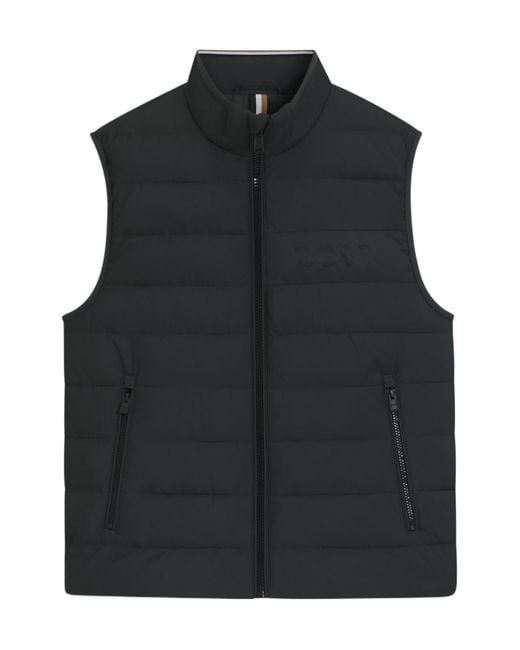 Boss Black Boss Zip-Up Quilted Gilet for men