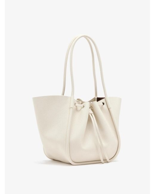Proenza Schouler White Large Ruched Tote Bag