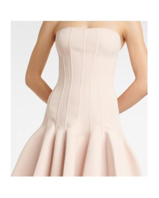 Maticevski Pink Kink Strapless Minidress
