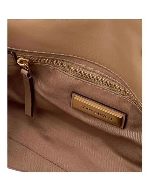 Tory Burch Natural Small Kira Diamond Quilt Convertible Shoulder Bag