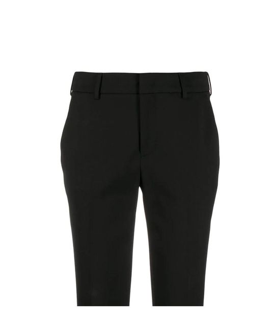 PT01 Black Slim-Fit Tailored Trousers