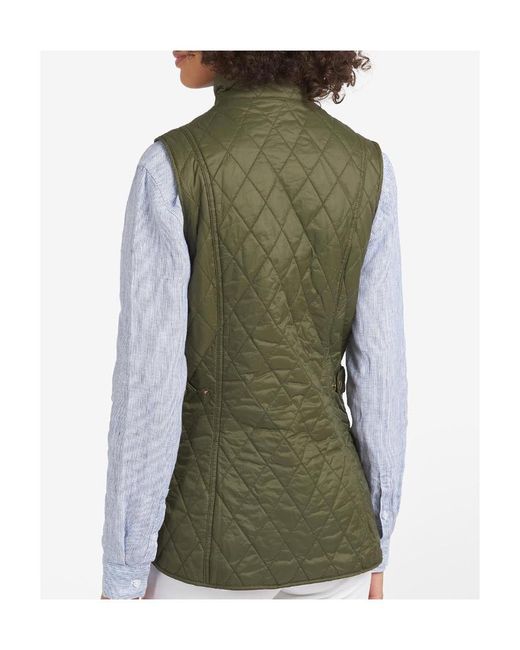Barbour Green Logo Vest