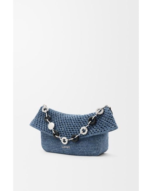 Loewe Blue Paulas Ibiza Ola Shoulder Bag
