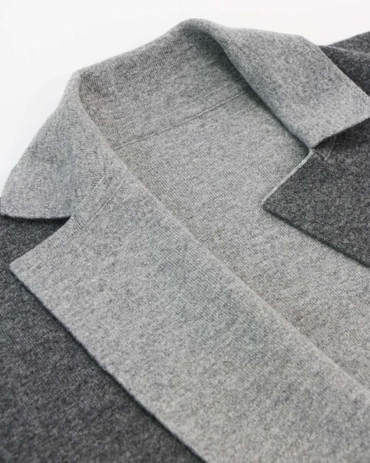 Max Mara Gray Studio Belted Knitted Cardigan