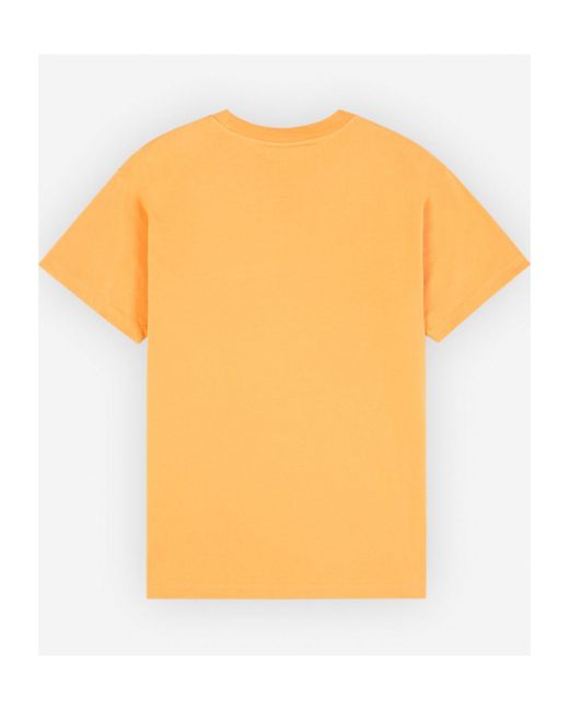 Maison Kitsuné Orange Maison Kitsuné Fox-Printed Crewneck T-Shirt