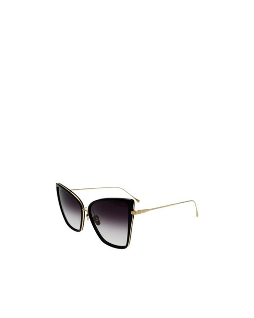 Dita Eyewear Metallic Geometric Frame Sunglasses