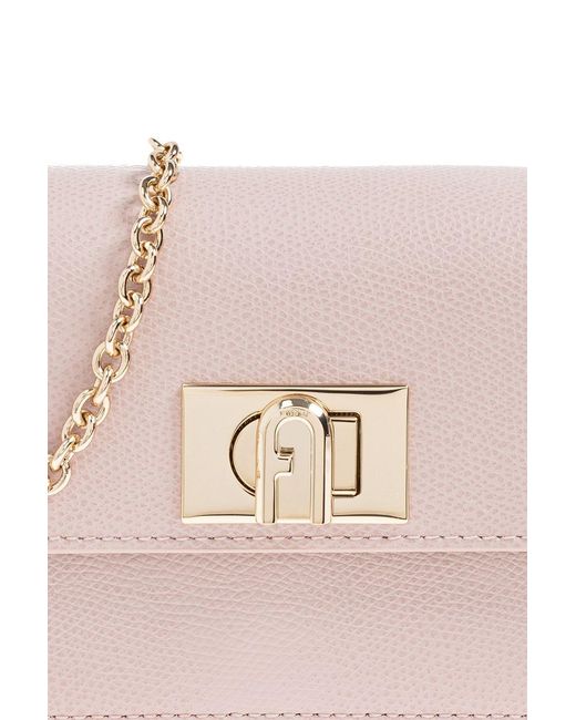 Furla Pink 1927 Soft Mini Crossbody Bag
