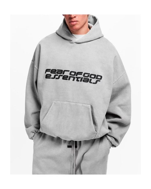 Fear Of God Gray 90S Hoodie for men