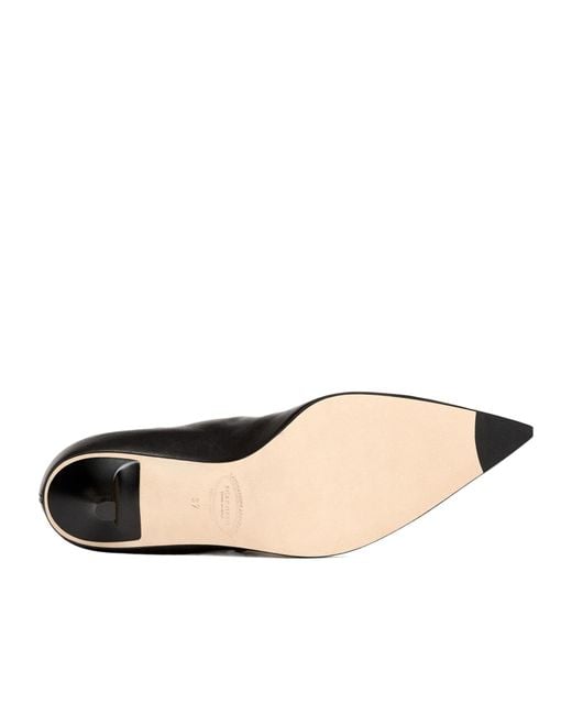 Scarosso Black Barbara Pointed-Toe Boots