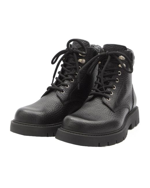 Bottega Veneta Black Haddock Ankle Boot for men
