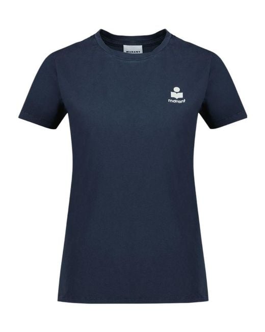 Isabel Marant Blue Logo T-Shirt