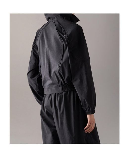 Moose Knuckles Black Logo-Plaque Bomber Jacket