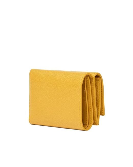 Fendi Yellow Ff Mini Trifold