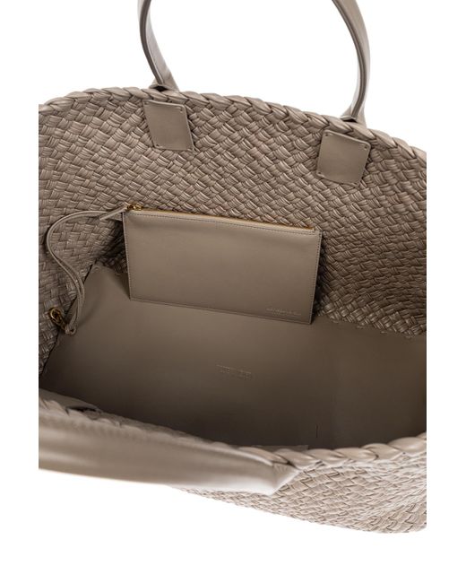 Bottega Veneta Natural Double Handle Tote Bag