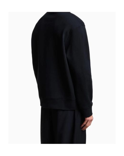 Emporio Armani Blue Long-Sleeved Sweatshirt for men