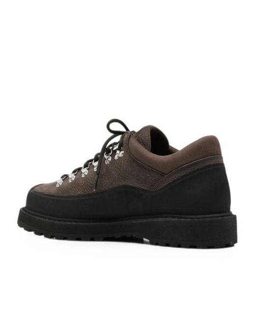 Diemme Black Lace-Up Sneakers for men