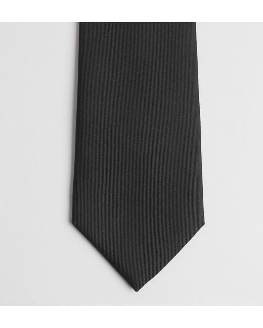 Dior White Cd Icon Tie for men