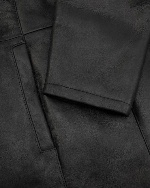 Ferragamo Black Lapel Coat for men