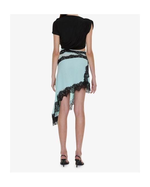 Christopher Esber Green Verve Twisted Tee Mini Dress