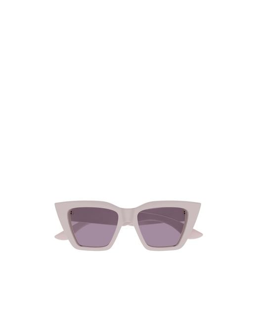 McQueen Purple Eyewear Cat-Eye Frame Sunglasses