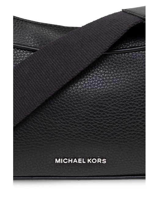 MICHAEL Michael Kors Black Jet Set Logo-Lettering Crossbody Bag