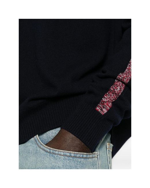 Iceberg Black Logo Sweater for men