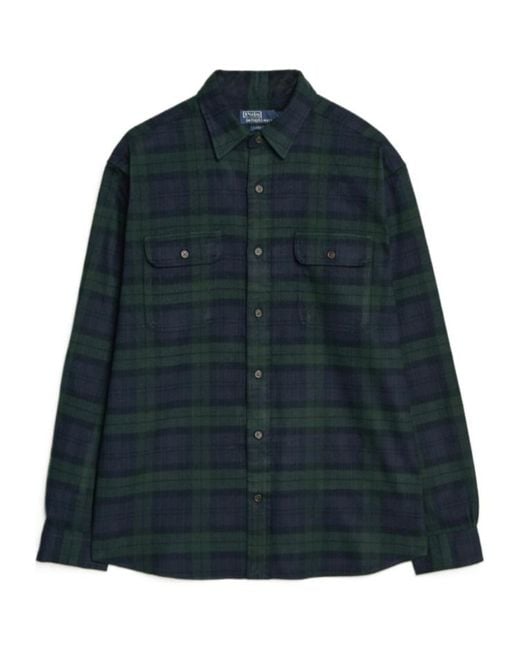 Polo Ralph Lauren Green Long-Sleeved Shirt for men