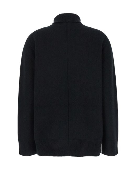 The Row Blue Hepny Turtleneck Knitted Jumper