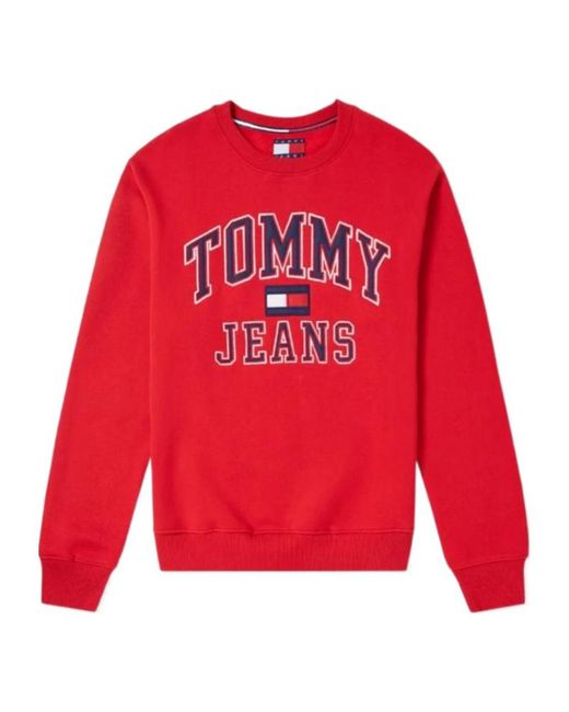 Tommy Hilfiger Red Logo Details Sweater for men