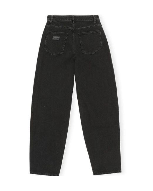 Ganni Black Washed Stary Jeans
