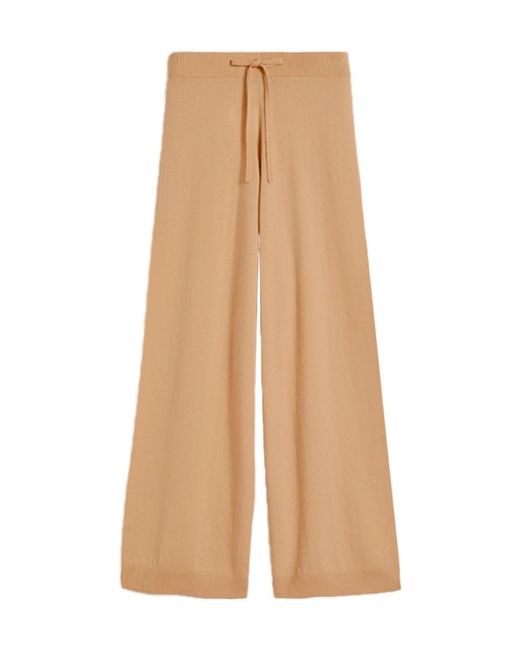 Weekend by Maxmara Natural Drawstring Casual Pants