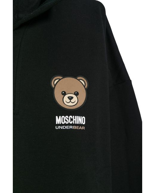 Moschino Black Long-Sleeved Sweatshirt for men