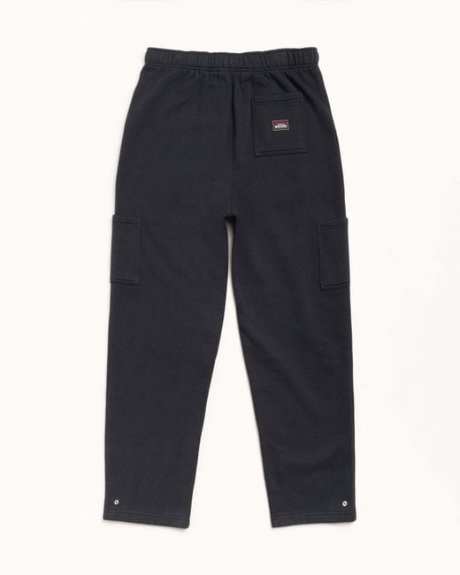 Stussy Blue Utility Fleece Cargo Pants for men