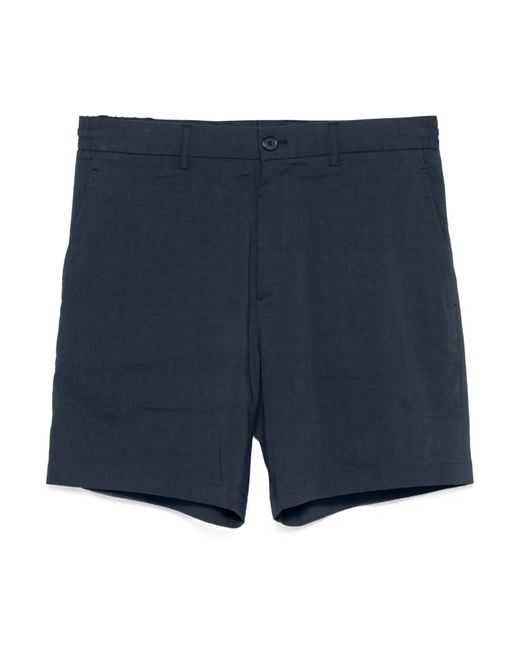 Theory Blue Curtis Shorts for men